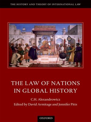 cover image of The Law of Nations in Global History